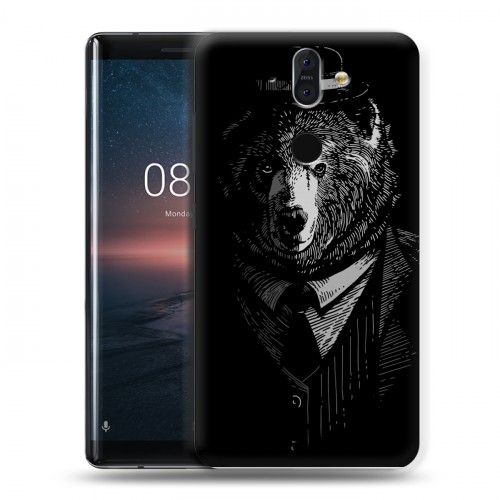 Дизайнерский пластиковый чехол для Nokia 8 Sirocco Хищные джентльмены