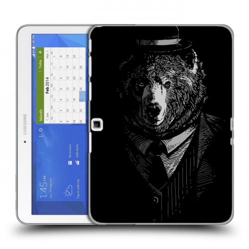 Дизайнерский силиконовый чехол для Samsung Galaxy Tab 4 10.1 Хищные джентльмены