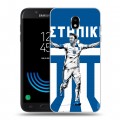 Дизайнерский пластиковый чехол для Samsung Galaxy J5 (2017) Флаг Греции