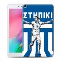 Дизайнерский силиконовый чехол для Samsung Galaxy Tab A 8.0 (2019) Флаг Греции