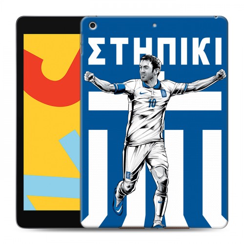 Дизайнерский силиконовый чехол для Ipad 10.2 (2019) Флаг Греции