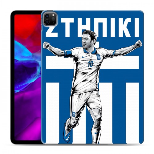 Дизайнерский пластиковый чехол для Ipad Pro 12.9 (2020) Флаг Греции
