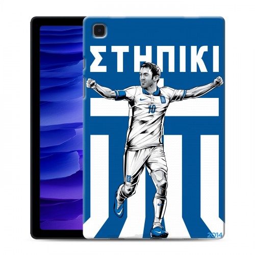 Дизайнерский силиконовый чехол для Samsung Galaxy Tab A7 10.4 (2020) Флаг Греции
