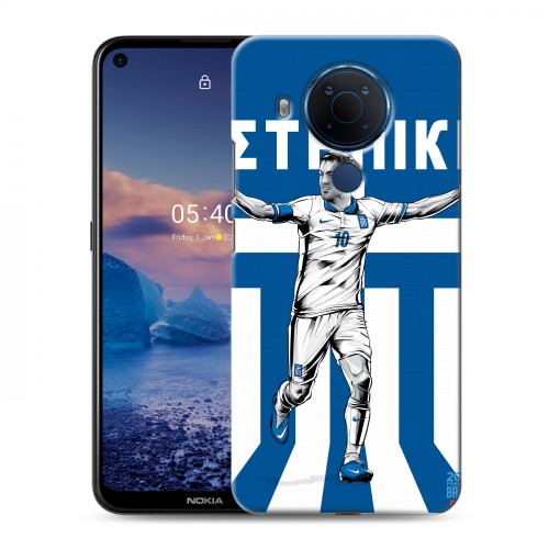 Дизайнерский силиконовый чехол для Nokia 5.4 Флаг Греции