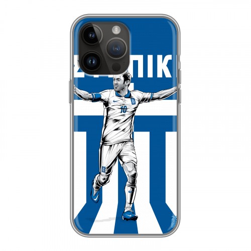 Дизайнерский пластиковый чехол для Iphone 14 Pro Max Флаг Греции