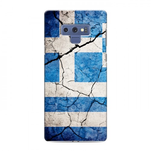 Дизайнерский силиконовый с усиленными углами чехол для Samsung Galaxy Note 9 Флаг Греции