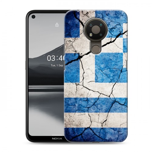 Дизайнерский силиконовый чехол для Nokia 3.4 Флаг Греции