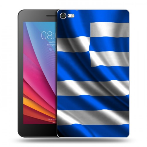 Дизайнерский силиконовый чехол для Huawei MediaPad T2 7.0 Pro Флаг Греции