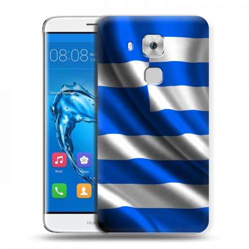 Дизайнерский пластиковый чехол для Huawei Nova Plus Флаг Греции