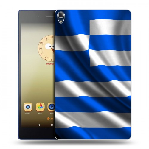 Дизайнерский силиконовый чехол для Lenovo Tab 3 8 Plus Флаг Греции