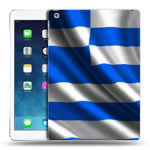 Дизайнерский силиконовый чехол для Ipad (2017) Флаг Греции
