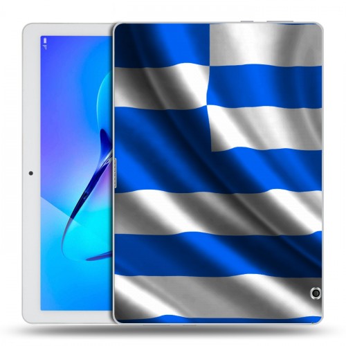 Дизайнерский силиконовый чехол для Huawei MediaPad T3 10 Флаг Греции