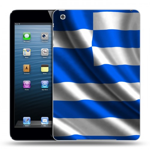 Дизайнерский пластиковый чехол для Ipad Mini Флаг Греции