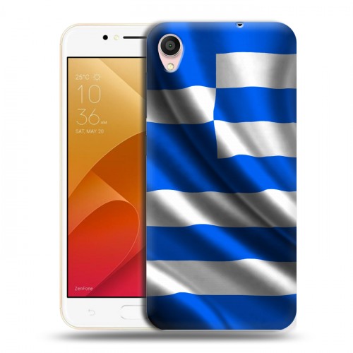 Дизайнерский пластиковый чехол для ASUS ZenFone Live L1 Флаг Греции