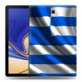 Дизайнерский силиконовый чехол для Samsung Galaxy Tab S4 Флаг Греции