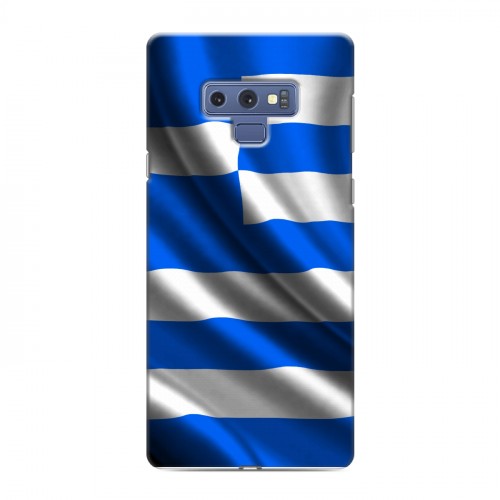 Дизайнерский силиконовый чехол для Samsung Galaxy Note 9 Флаг Греции