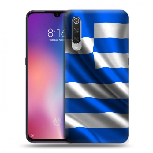 Дизайнерский силиконовый с усиленными углами чехол для Xiaomi Mi9 Флаг Греции