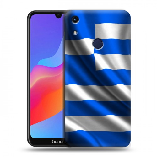 Дизайнерский пластиковый чехол для Huawei Honor 8A Флаг Греции