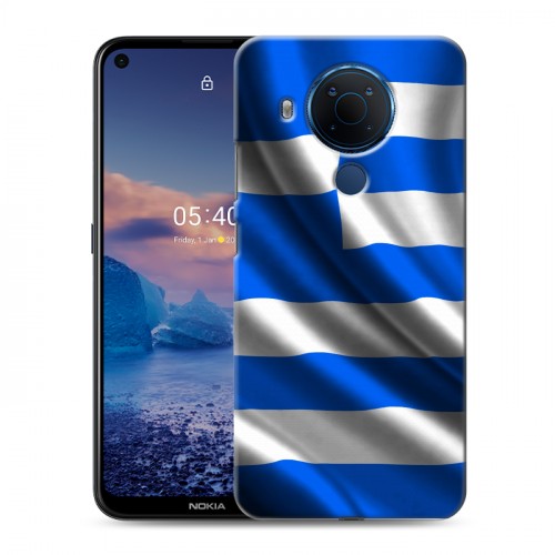 Дизайнерский силиконовый чехол для Nokia 5.4 Флаг Греции