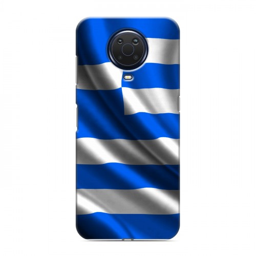 Дизайнерский силиконовый чехол для Nokia G20 Флаг Греции