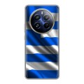 Дизайнерский силиконовый чехол для Realme 12 Pro Plus Флаг Греции