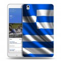 Дизайнерский силиконовый чехол для Samsung Galaxy Tab Pro 8.4 Флаг Греции