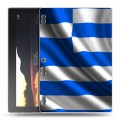 Дизайнерский силиконовый чехол для Lenovo Tab 2 A10 Флаг Греции