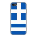 Дизайнерский силиконовый чехол для Iphone 7 Флаг Греции