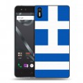 Дизайнерский силиконовый чехол для BQ Aquaris X5 Флаг Греции