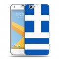Дизайнерский силиконовый чехол для HTC One A9S Флаг Греции