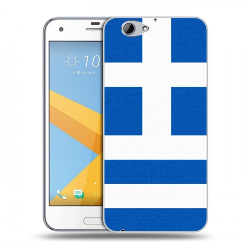 Дизайнерский пластиковый чехол для HTC One A9S Флаг Греции