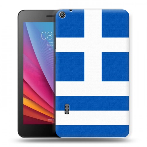 Дизайнерский силиконовый чехол для Huawei MediaPad T3 7 Флаг Греции