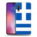 Дизайнерский силиконовый с усиленными углами чехол для Xiaomi Mi9 Флаг Греции