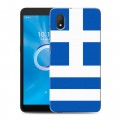 Дизайнерский силиконовый чехол для Alcatel 1B (2020) Флаг Греции