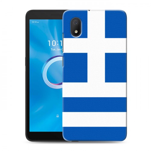 Дизайнерский силиконовый чехол для Alcatel 1B (2020) Флаг Греции