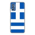 Дизайнерский пластиковый чехол для Samsung Galaxy M52 5G Флаг Греции
