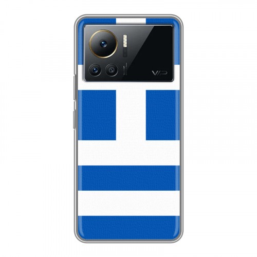 Дизайнерский силиконовый с усиленными углами чехол для Infinix Note 12 VIP Флаг Греции