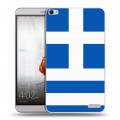 Дизайнерский пластиковый чехол для Huawei MediaPad X2 Флаг Греции