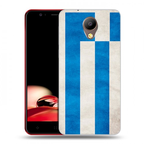 Дизайнерский пластиковый чехол для Elephone P8 Флаг Греции