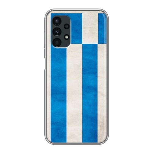 Дизайнерский силиконовый чехол для Samsung Galaxy A13 4G Флаг Греции