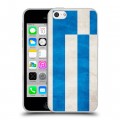Дизайнерский пластиковый чехол для Iphone 5c Флаг Греции
