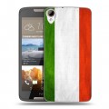 Дизайнерский пластиковый чехол для HTC Desire 828 Флаг Италии