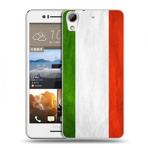 Дизайнерский пластиковый чехол для HTC Desire 728 Флаг Италии