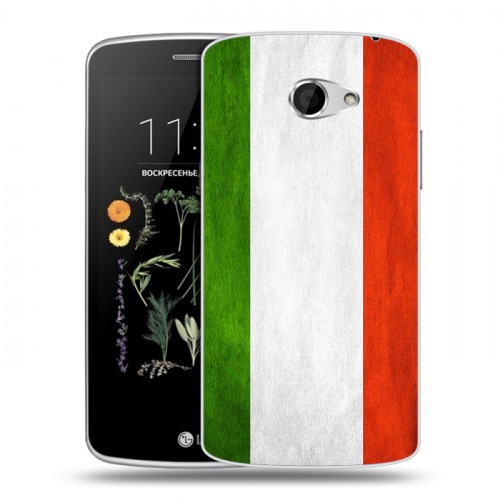 Дизайнерский силиконовый чехол для LG K5 Флаг Италии