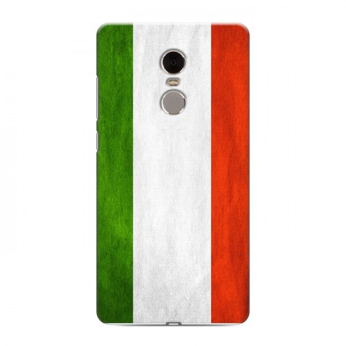 Дизайнерский силиконовый чехол для Xiaomi RedMi Note 4 Флаг Италии