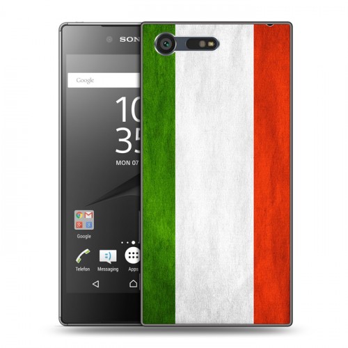 Дизайнерский пластиковый чехол для Sony Xperia X Compact Флаг Италии