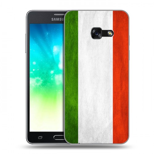 Дизайнерский силиконовый с усиленными углами чехол для Samsung Galaxy A3 (2017) Флаг Италии