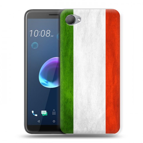 Дизайнерский пластиковый чехол для HTC Desire 12 Флаг Италии
