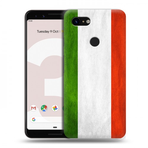 Дизайнерский пластиковый чехол для Google Pixel 3 Флаг Италии