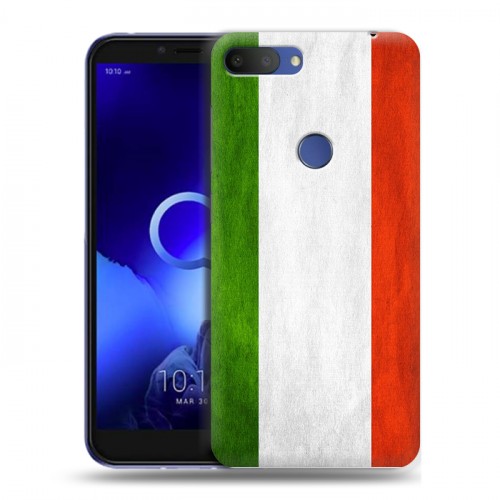 Дизайнерский пластиковый чехол для Alcatel 1S (2019) Флаг Италии